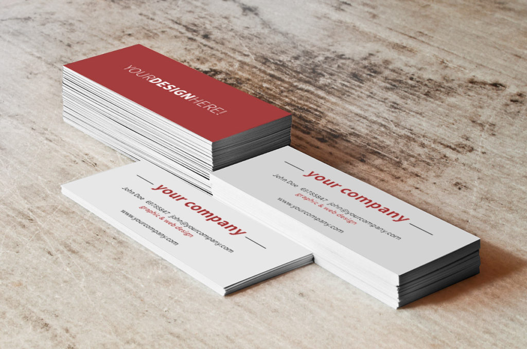 mockup para tarjetas de visita