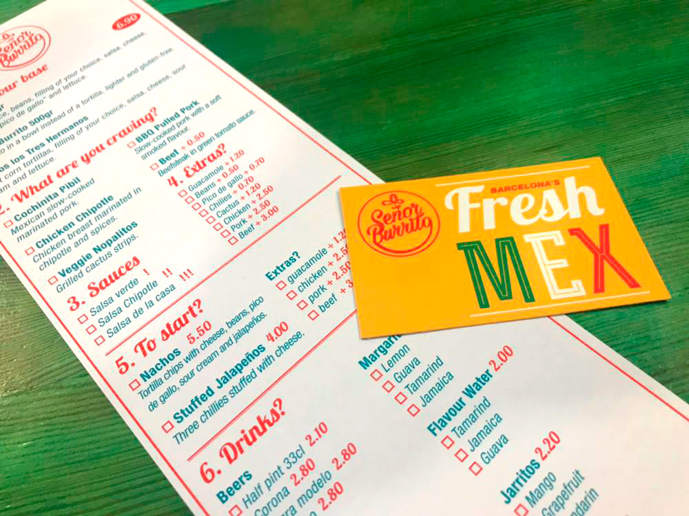 marketing gastronómico carta