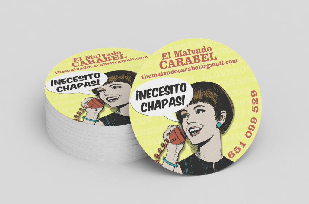 Modelos de tarjetas de visita -redonda