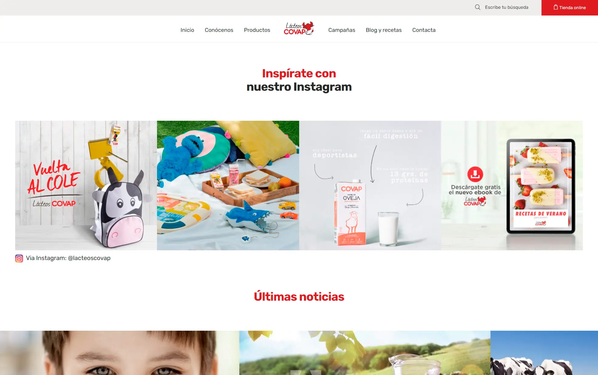 Lácteos COVAP · vista 4