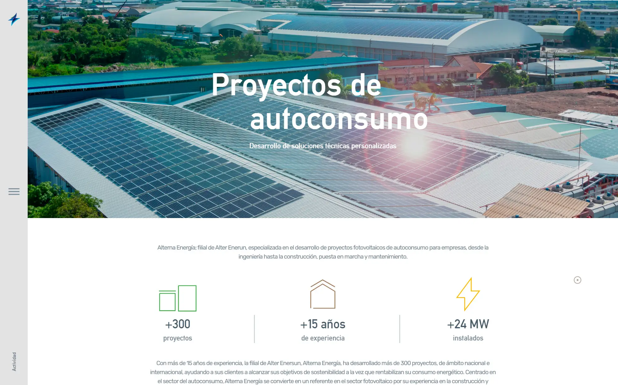 Alter Enersun · vista 8
