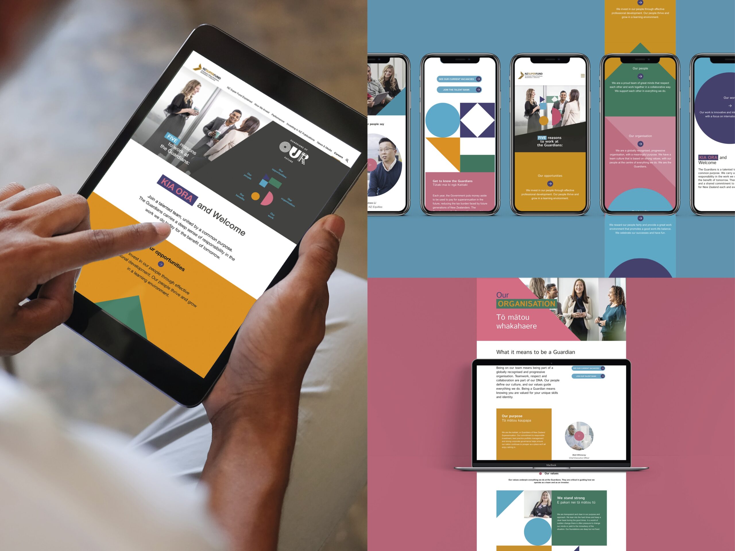 NZ Super pósters de employer branding