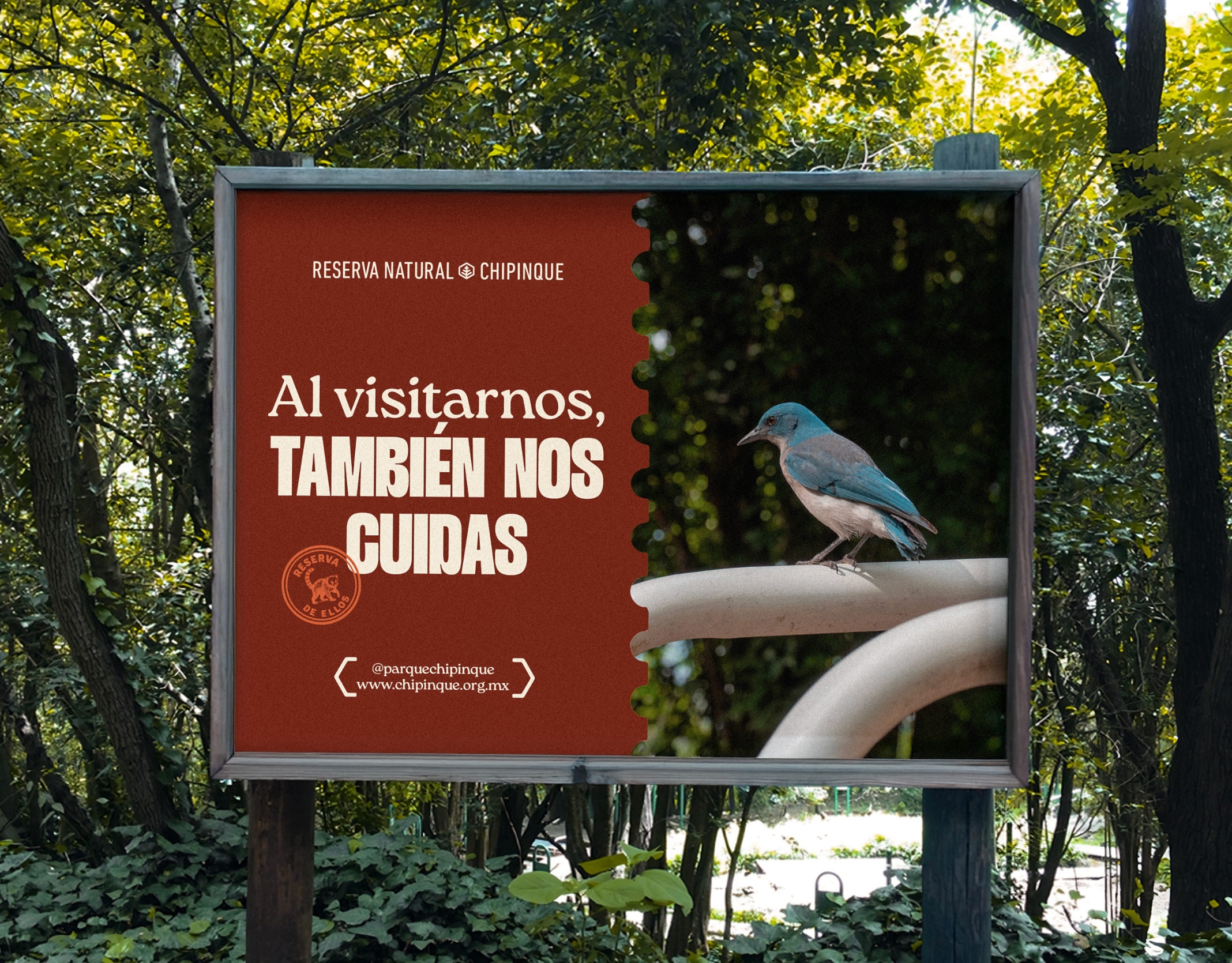 Reserva Regia billboard de conservación
