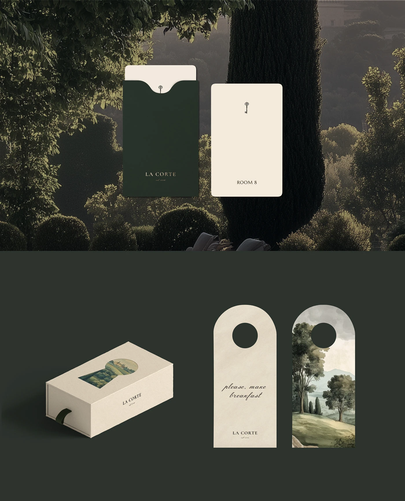 LA CORTE layout habitaciones
