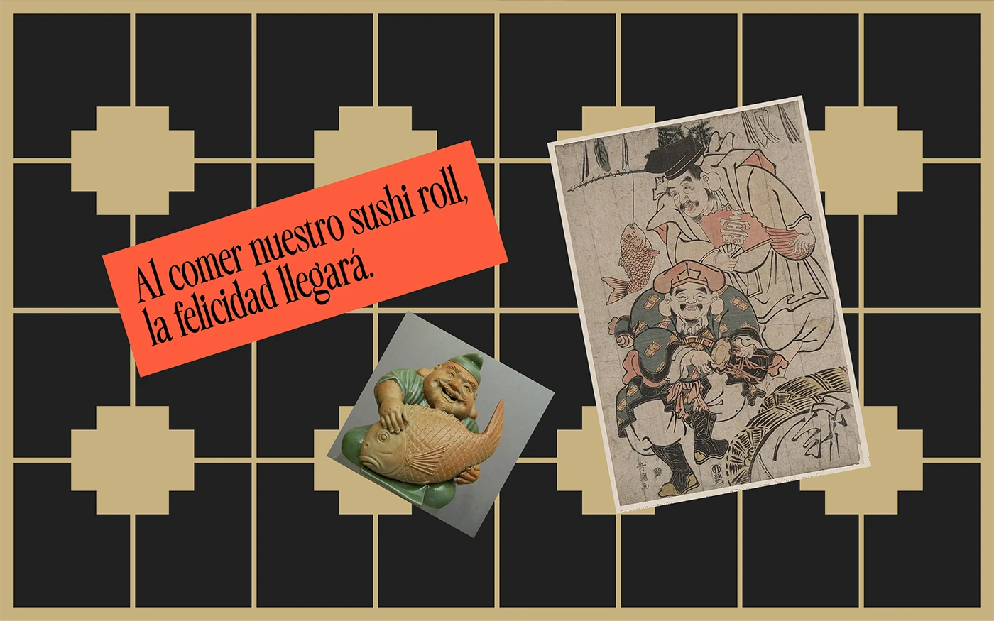 Ebisumaru Sushi collage editorial
