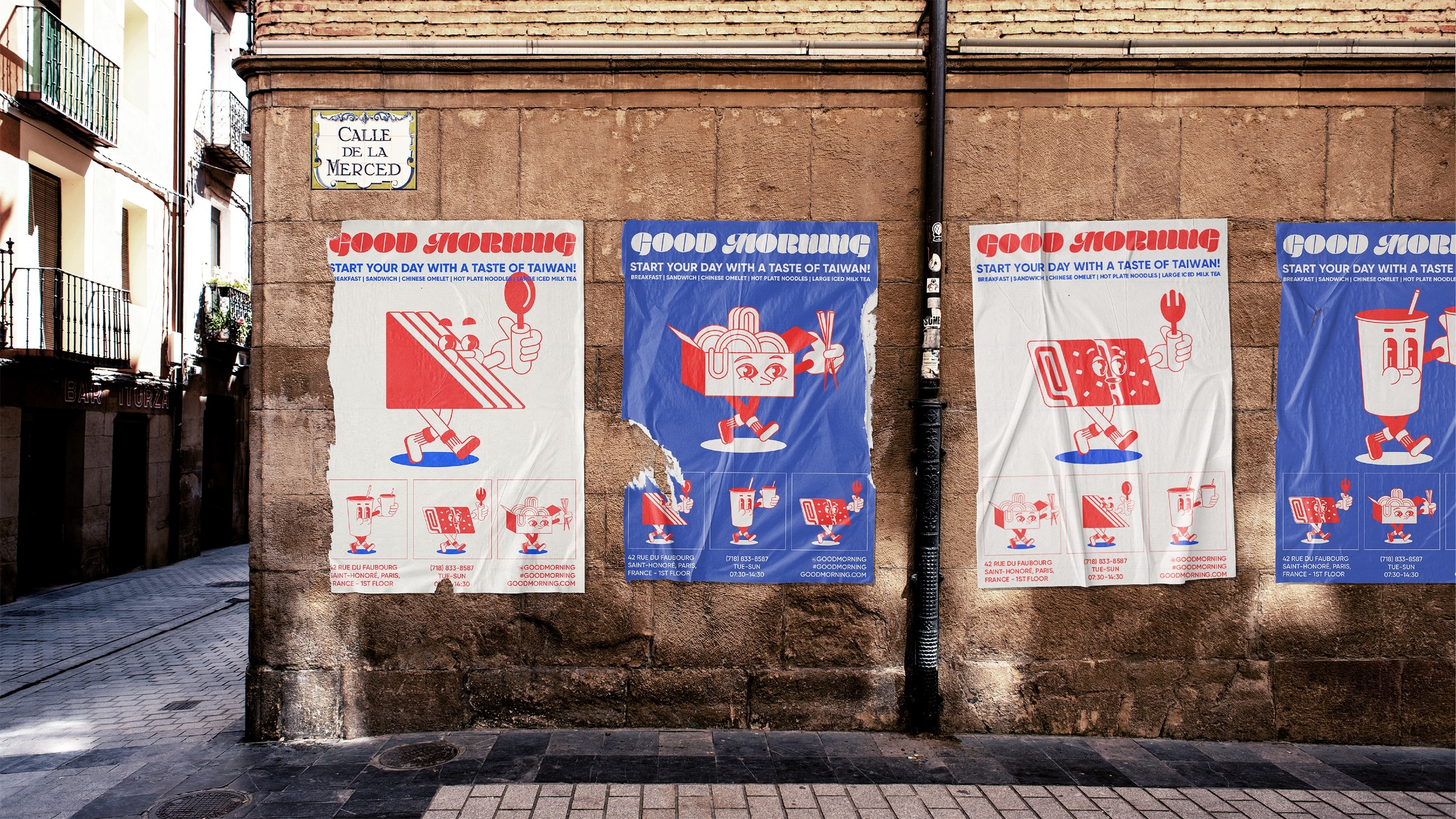 Good Morning campaña exterior