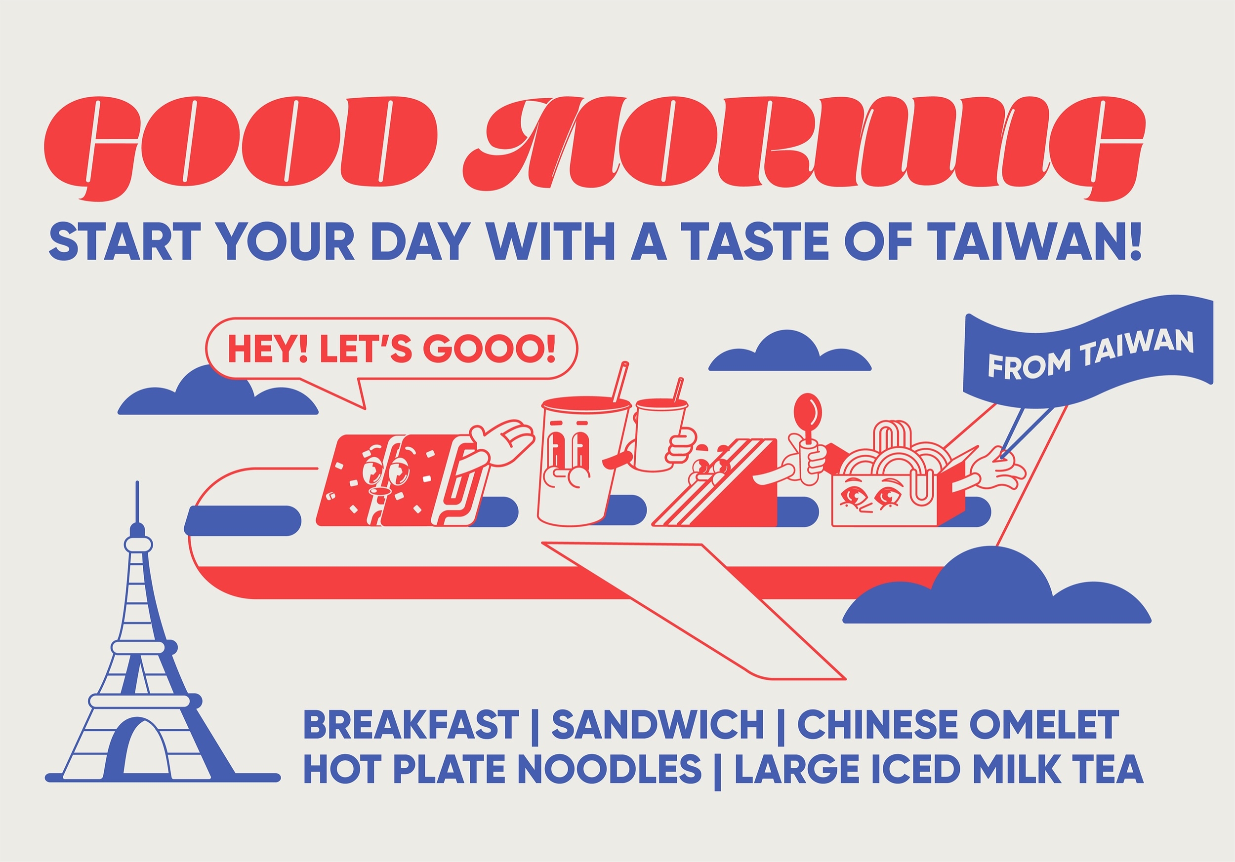 Good Morning branding para restaurante