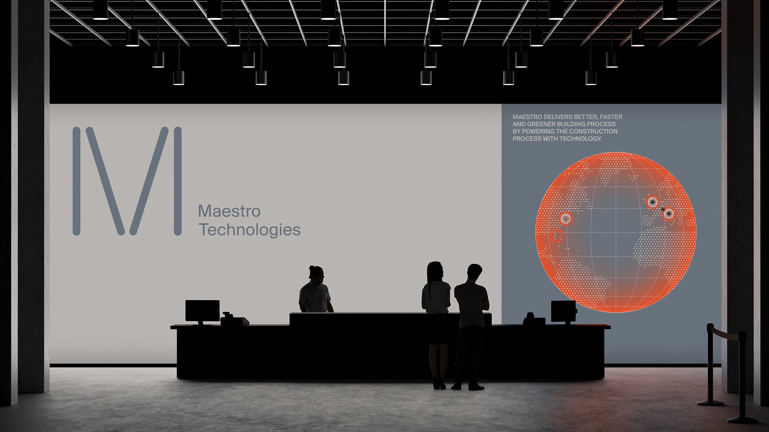 Maestro Technologies entorno espacial de marca