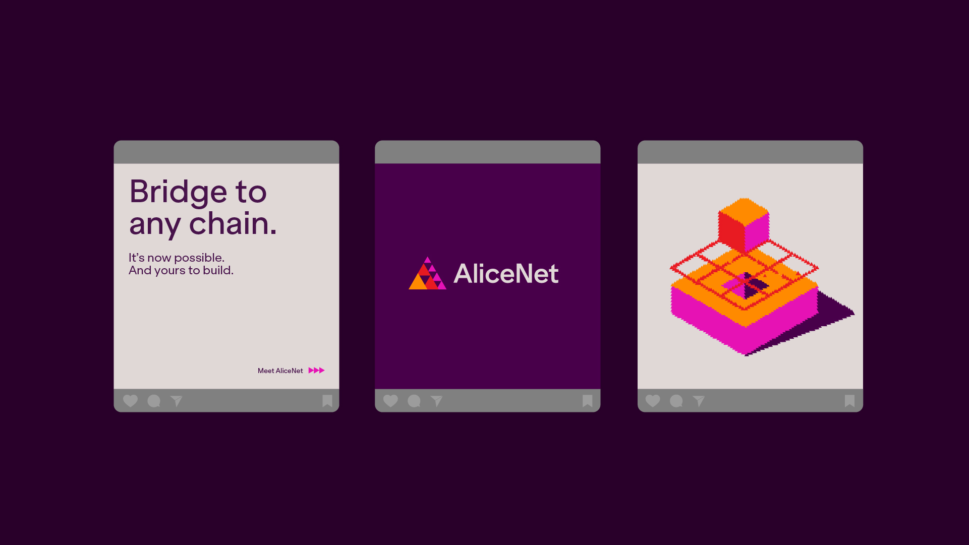 AliceNet social and mobile applications
