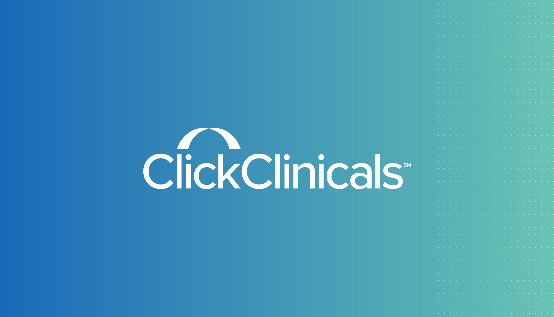 ClickClinicals identitat sobre fons degradat