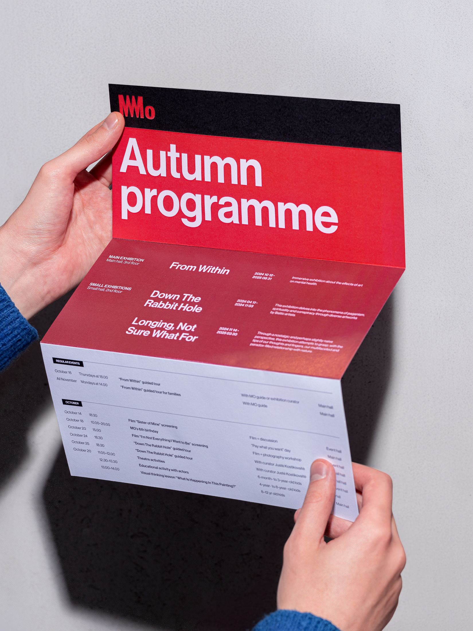 MO Museum printed programme